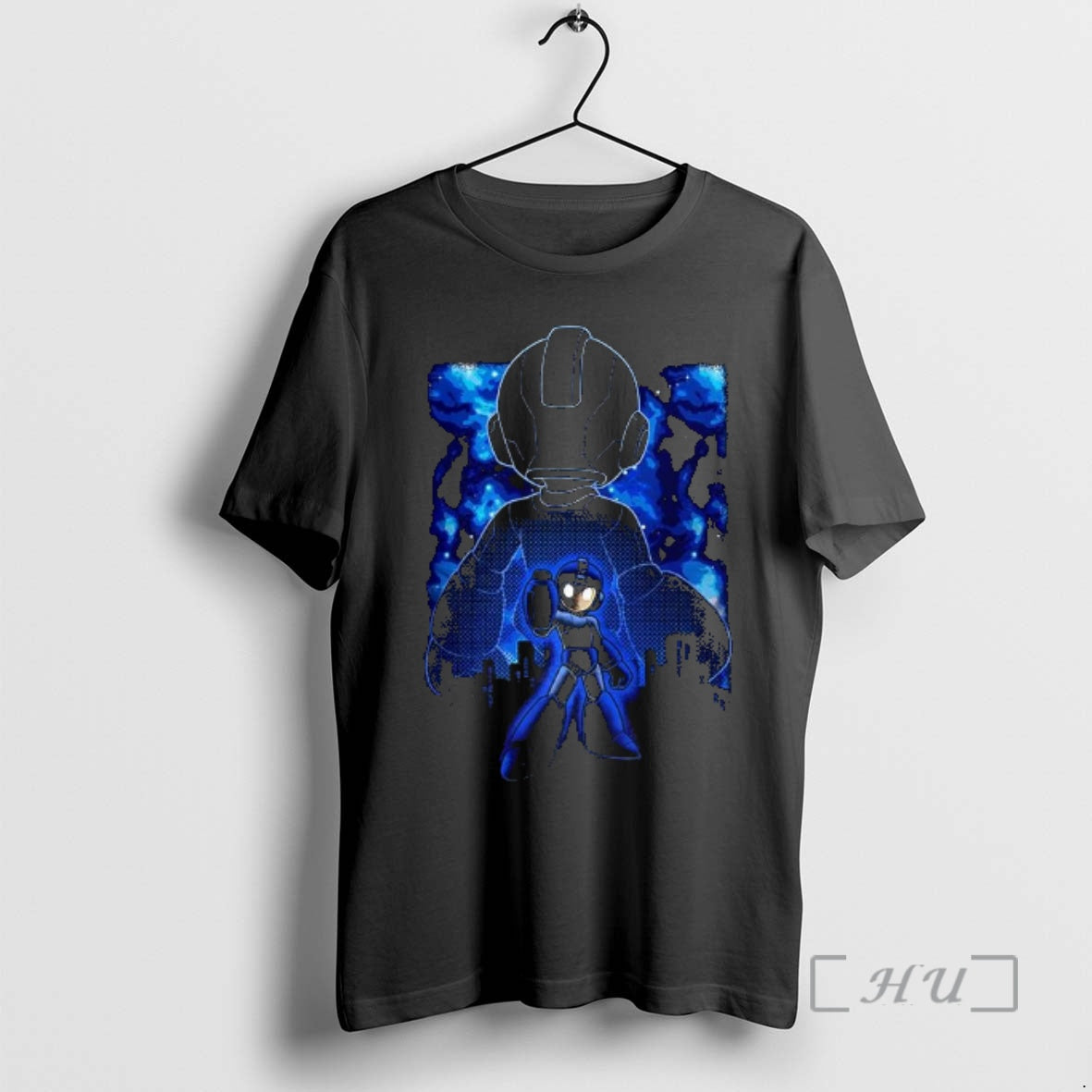 Officials Rockman Nebula Mega Man Skyline Classic Video Game T-Shirts, Hoodie, Sweatshirt | InkRitualCo.com