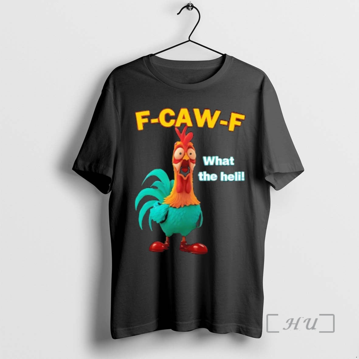 Officials Rooster Frightened F Caw F What The Heli Funny T-Shirts, Hoodie, Sweatshirt | InkRitualCo.com