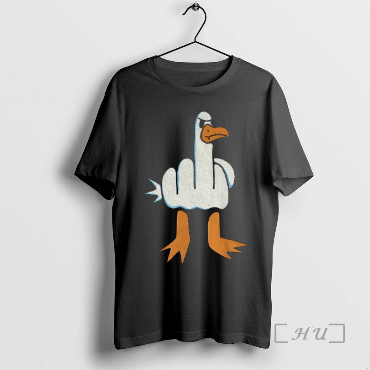Officials Rude Seagull Middle Finger Funny T-Shirts, Hoodie, Sweatshirt | InkRitualCo.com