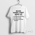 Officials Rules When I First Wake Up Woman T-Shirts, Hoodie, Sweatshirt | InkRitualCo.com