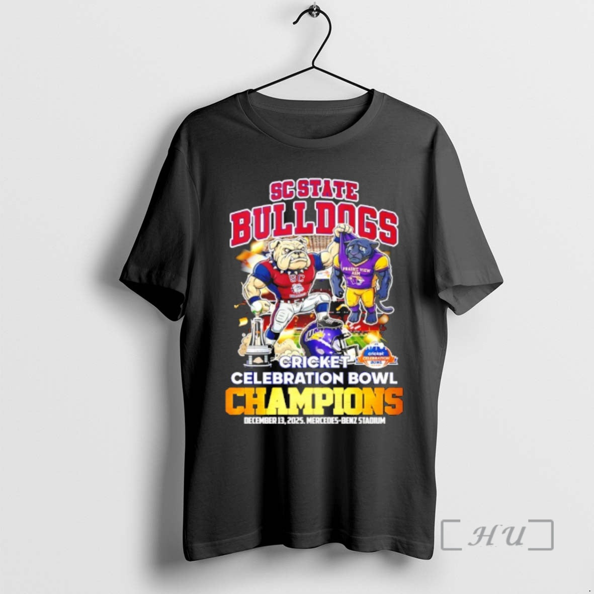 Officials Sc State Bulldogs 2025 Cricket Celebration Bowl Champions Mascot T-Shirts, Hoodie, Sweatshirt | InkRitualCo.com
