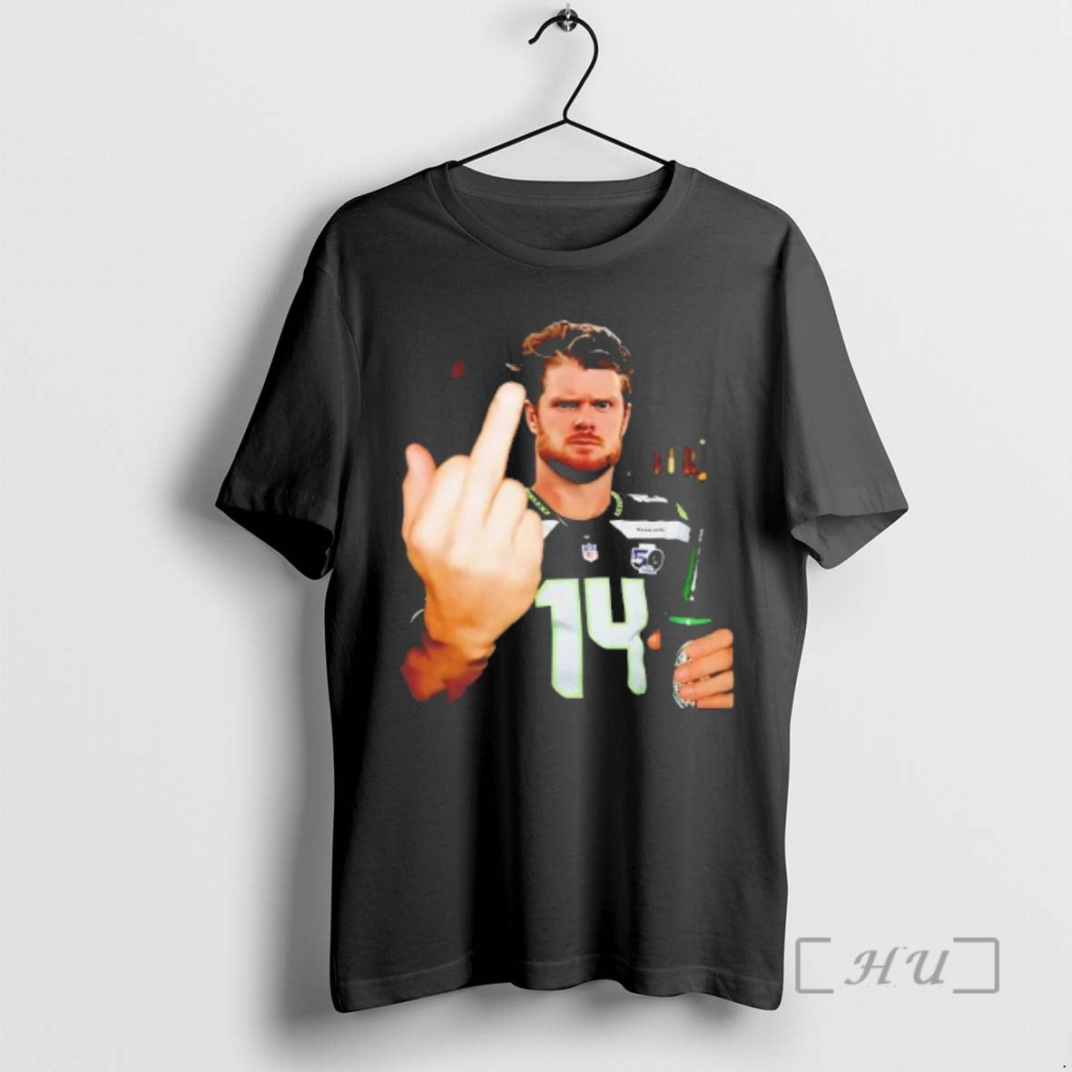 Officials Sam Darnold Drinking Middle Finger 2026 T-Shirts, Hoodie, Sweatshirt | InkRitualCo.com