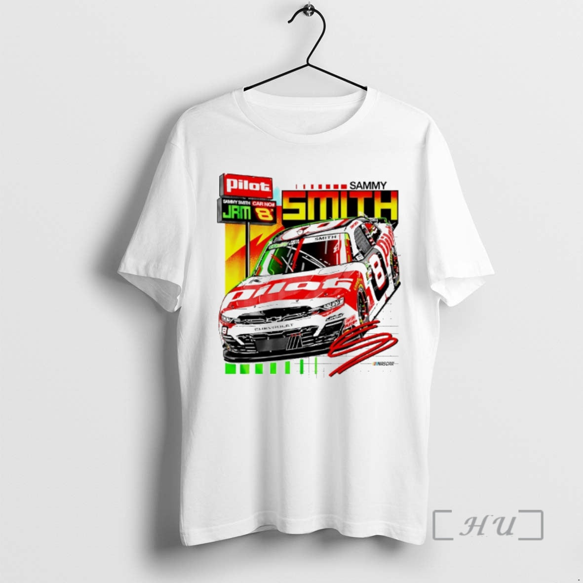 Officials Sammy Smith 8 Pilot Car Cua Jr Motorsports Team Apparel Premium T Shirts Sweater Hoodie, Sweatshirt
