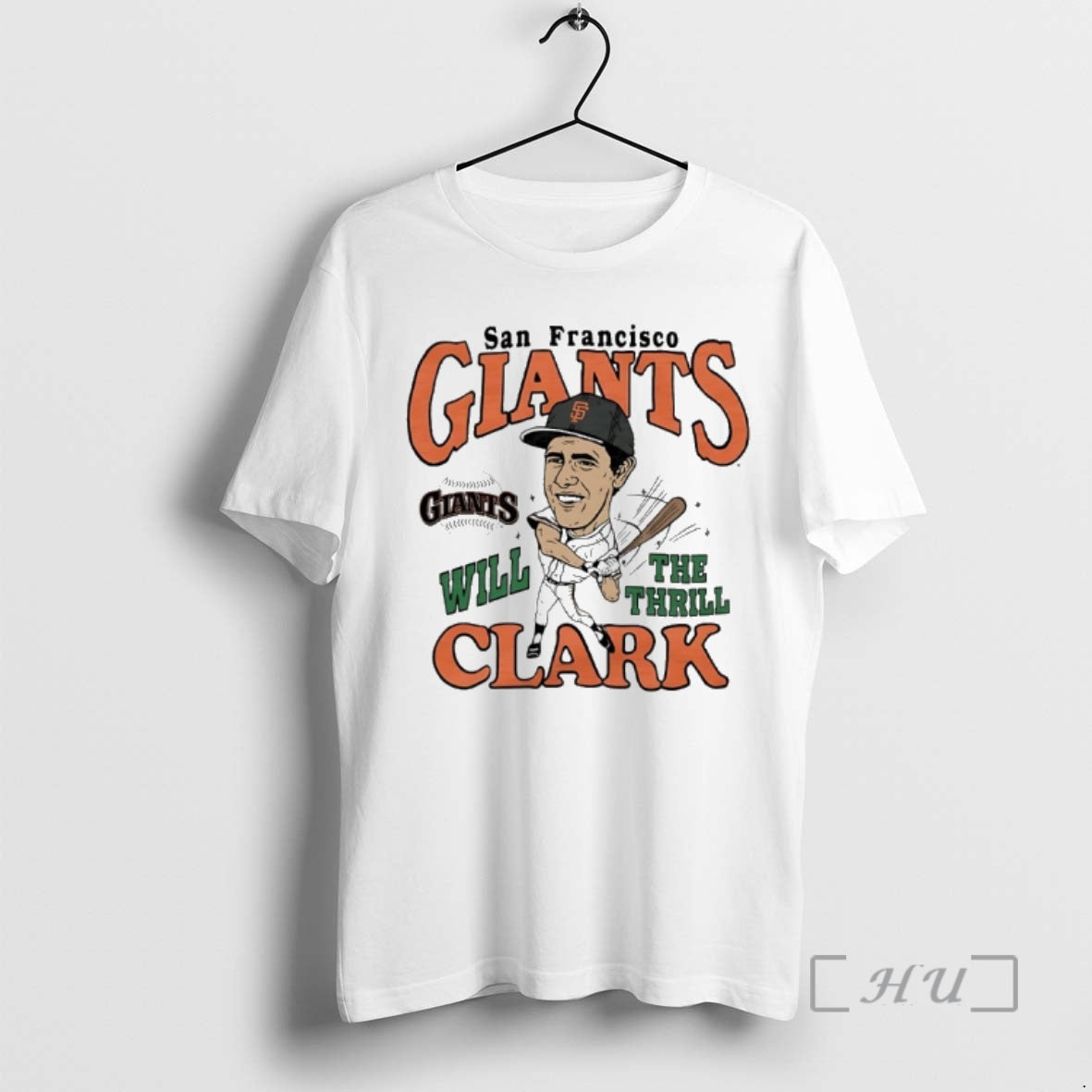 San Francisco Giants Will Clark The Thrill Player Caricature T-Shirts, Hoodie, Sweatshirt | InkRitualCo.com