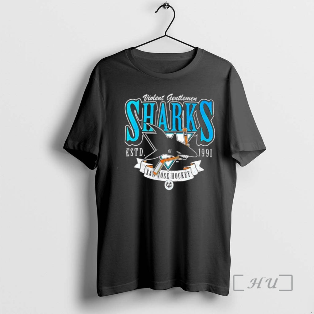 Officials San Jose Sharks Violent Gentlemen Established Distressed T-Shirts, Hoodie, Sweatshirt | InkRitualCo.com