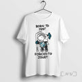 Officials San Jose Sharks Vs Vegas Golden Knights Born To Jest Forced To Joust Ceramic T-Shirts, Hoodie, Sweatshirt