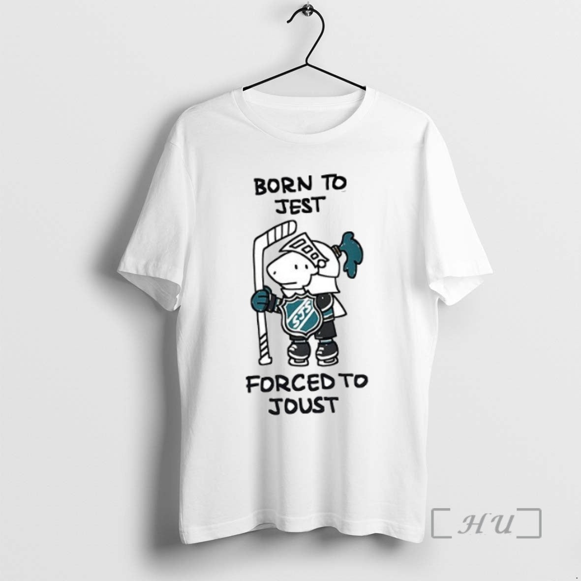 Officials San Jose Sharks Vs Vegas Golden Knights Born To Jest Forced To Joust Ceramic T-Shirts, Hoodie, Sweatshirt