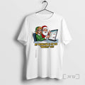 Officials Santa Approved Spreadsheet Elf My Workload Is On The Naughty List Premium T Shirts Hoodie, Sweatshirt