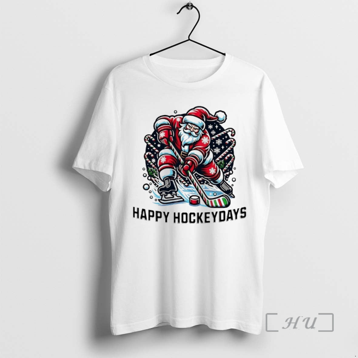 Officials Santa Claus Happy Hockeydays T-Shirts, Hoodie, Sweatshirt | InkRitualCo.com