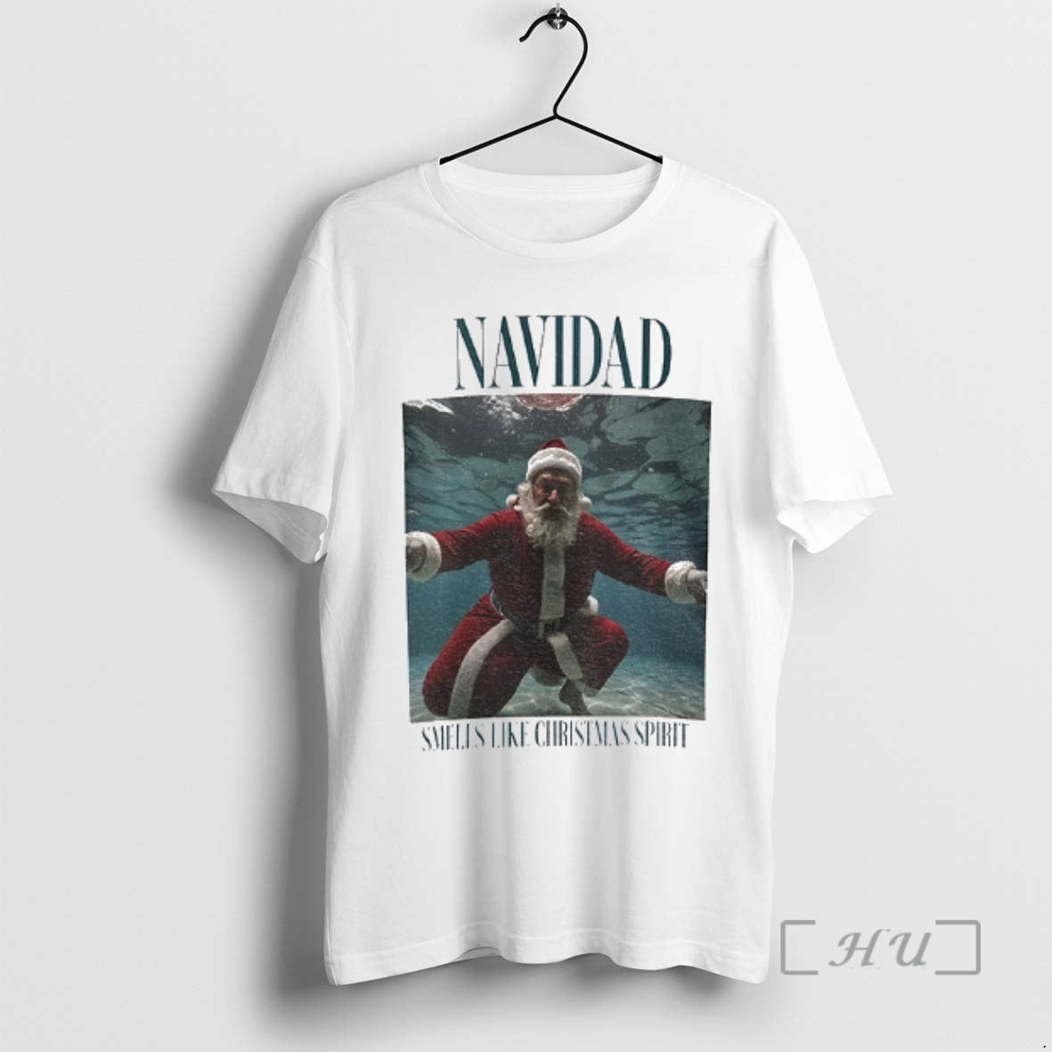 Officials Santa Claus Navidad Smells Like Christmas Spirit Merry Christmas T-Shirts, Hoodie, Sweatshirt | InkRitualCo.com