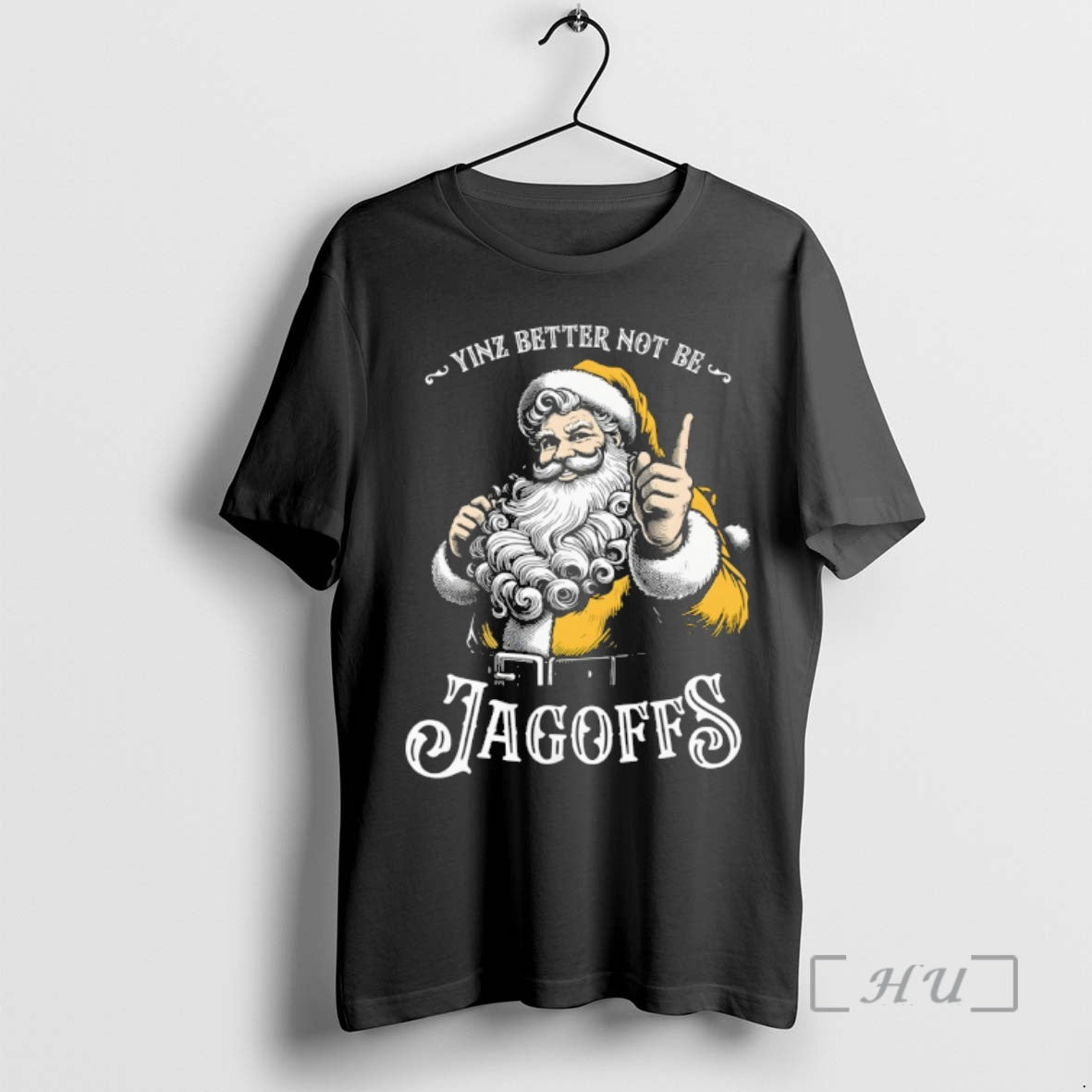Officials Santa Claus Yinz Better Not Be Jagoffs Merry Christmas T-Shirts, Hoodie, Sweatshirt | InkRitualCo.com
