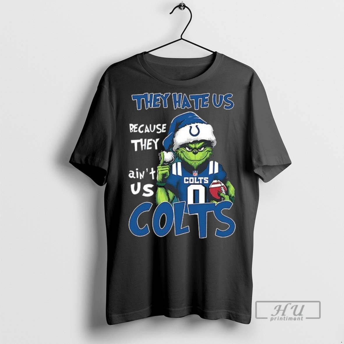 Officials Santa Grinch They Hate Us Because They Aint Us Indianapolis Colts Christmas Ceramic Ceramic T-Shirts, Hoodie,...