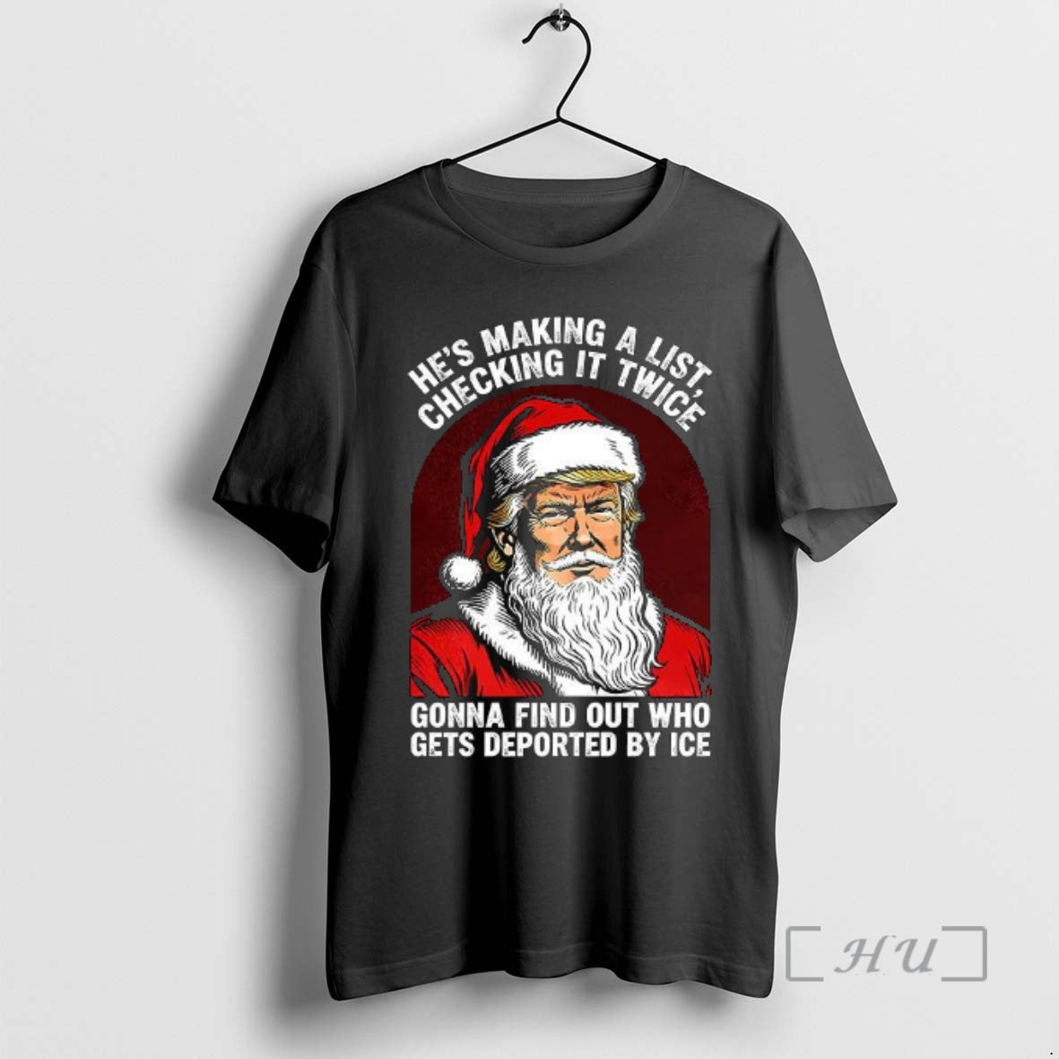 Officials Santa Trump Hes Making A List Checking It Twice T-Shirts, Hoodie, Sweatshirt | InkRitualCo.com