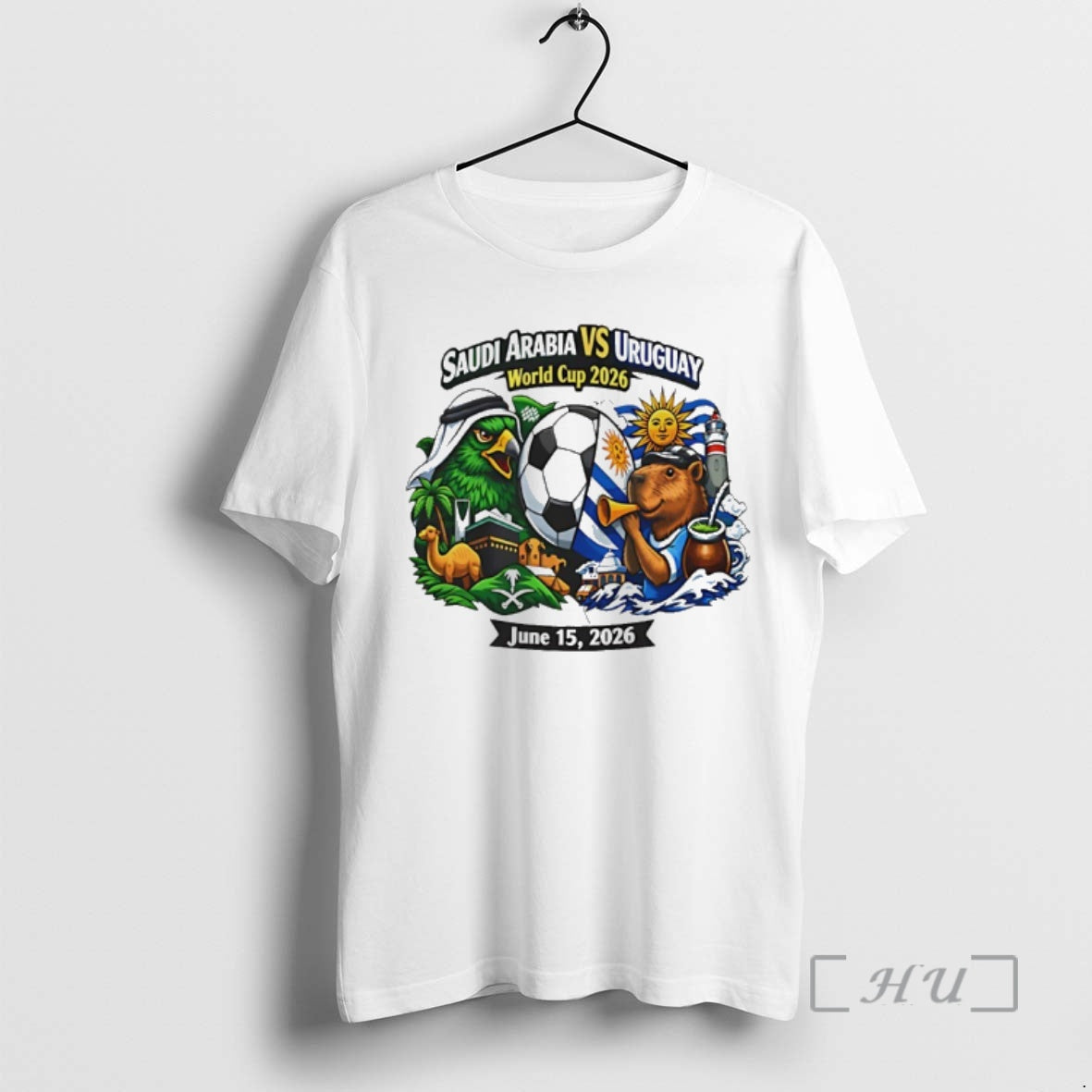 Officials Saudi Arabia Vs Uruguay 2026 World Cup Mascot T-Shirts, Hoodie, Sweatshirt | InkRitualCo.com