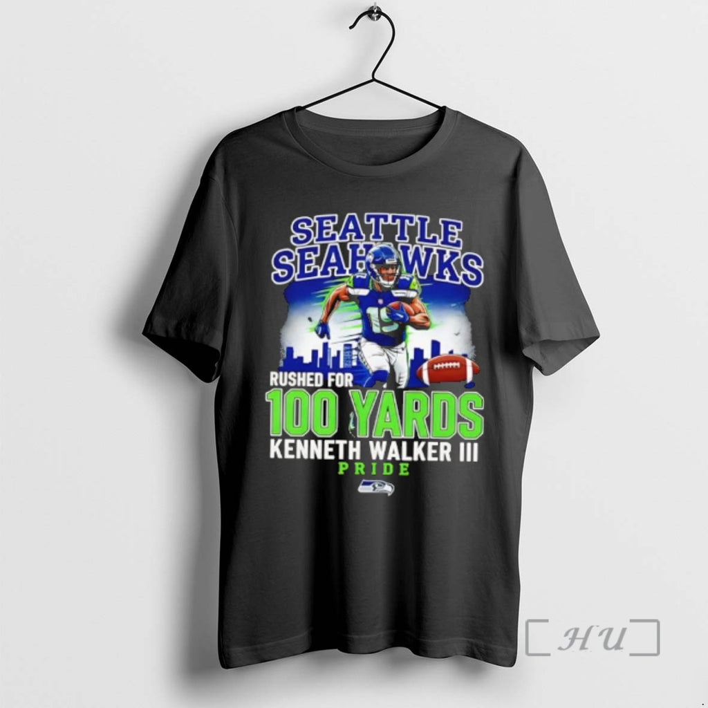 Officials Seahawks Kenneth Walker Iii Rushed For 100 Yards Pride T-Shirts, Hoodie, Sweatshirt | InkRitualCo.com