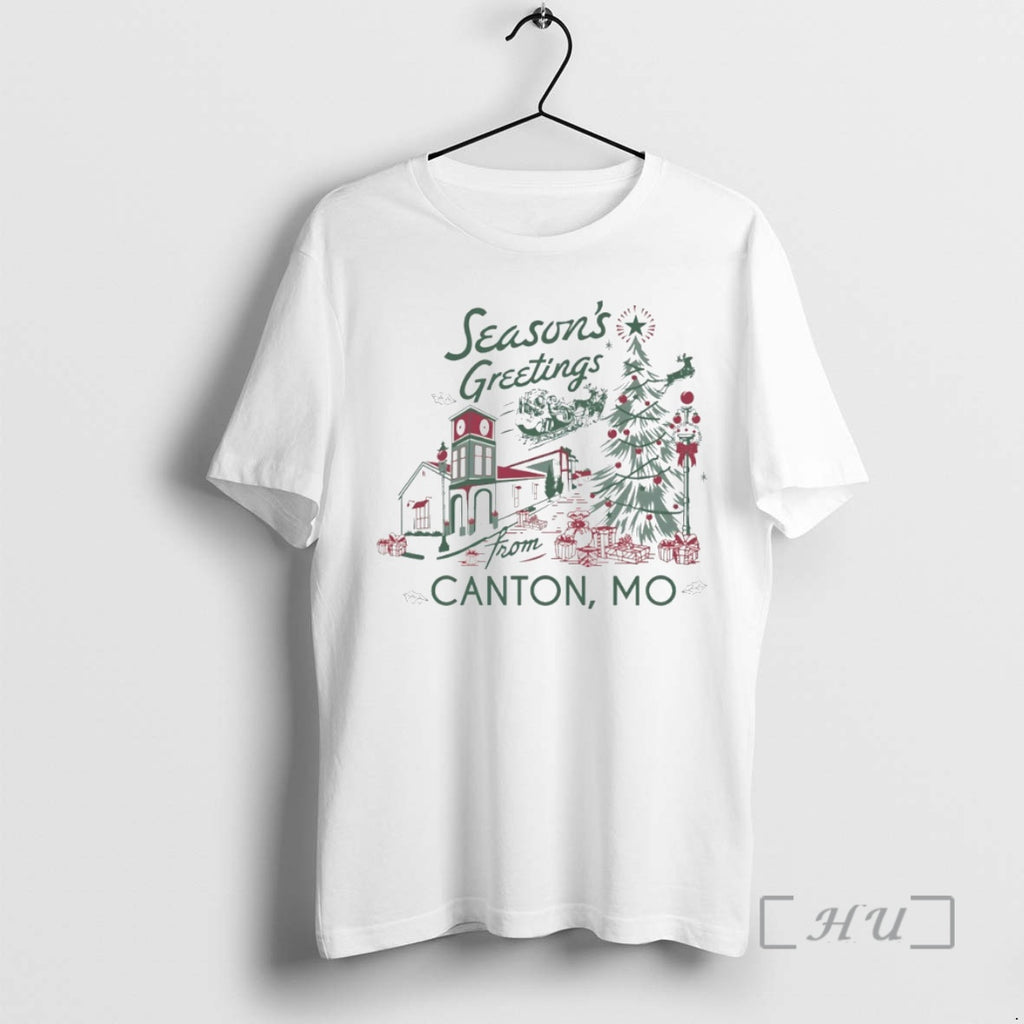 Officials Seasons Greetings From Canton Christmas Circle T-Shirts, Hoodie, Sweatshirt | InkRitualCo.com