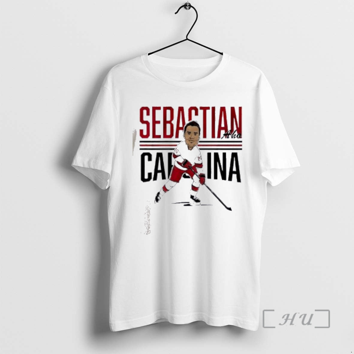 Officials Sebastian Aho Center Ice Caricature T-Shirts, Hoodie, Sweatshirt | InkRitualCo.com