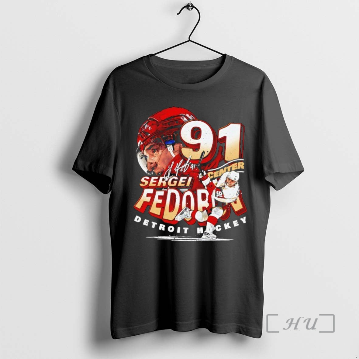 Officials Sergei Fedorov 91 Detroit Red Wings Hockey Player Name T-Shirts, Hoodie, Sweatshirt | InkRitualCo.com