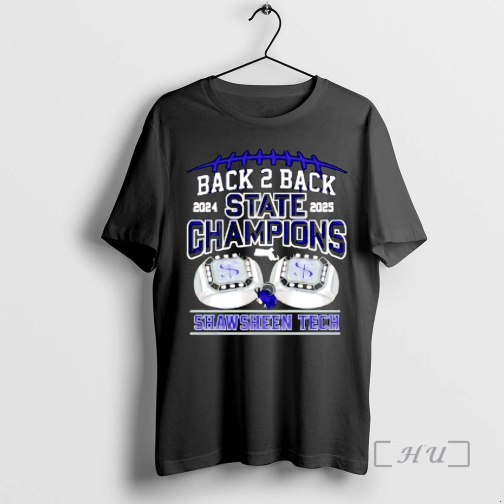 Officials Shawsheen Tech Back 2 Back 2024 2025 State Champions Christmas Premium T Shirts Sweater Hoodie, Sweatshirt