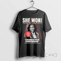 Officials She Won Jasmine Crockett T-Shirts, Hoodie, Sweatshirt | InkRitualCo.com