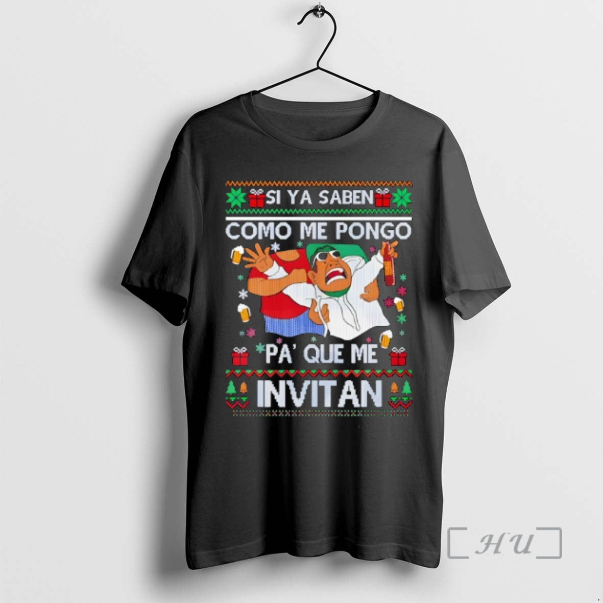 Officials Si Ya Saben Como Me Pongo Pa Que Me Invitan Ugly Christmas Premium T-Shirts, Hoodie, Sweatshirt | InkRitualCo.com