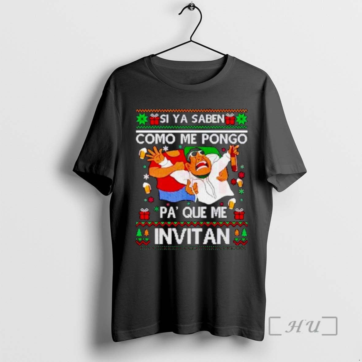 Officials Si Ya Saben Como Me Pongo Pa Que Me Invitan Ugly Christmas Ornaments Premium T-Shirts, Hoodie, Sweatshirt