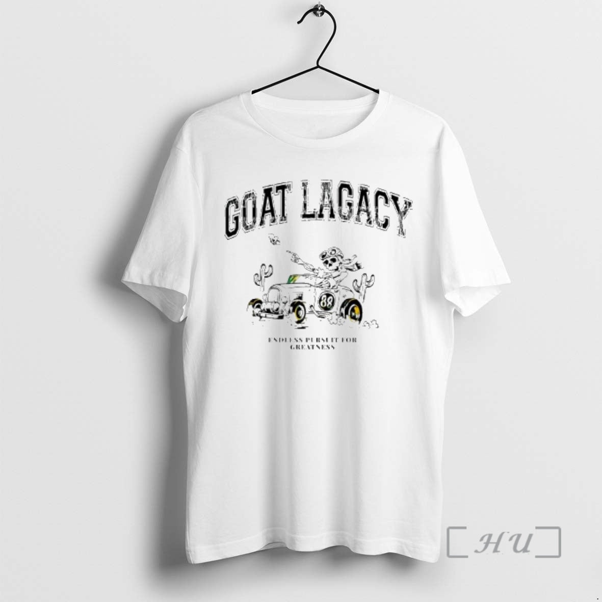 Officials Skeleton 88 Car Goat Lagacy Endless Pursuit For Greatness T-Shirts, Hoodie, Sweatshirt | InkRitualCo.com
