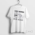 Officials Skeleton Every Morning I Wake Up In Spain But The S Is Silent Premium T-Shirts, Hoodie, Sweatshirt