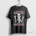 Officials Skeleton Im On My Second Guardian Angel My First One Quit And Is Now T-Shirts, Hoodie, Sweatshirt | InkRitualCo.com