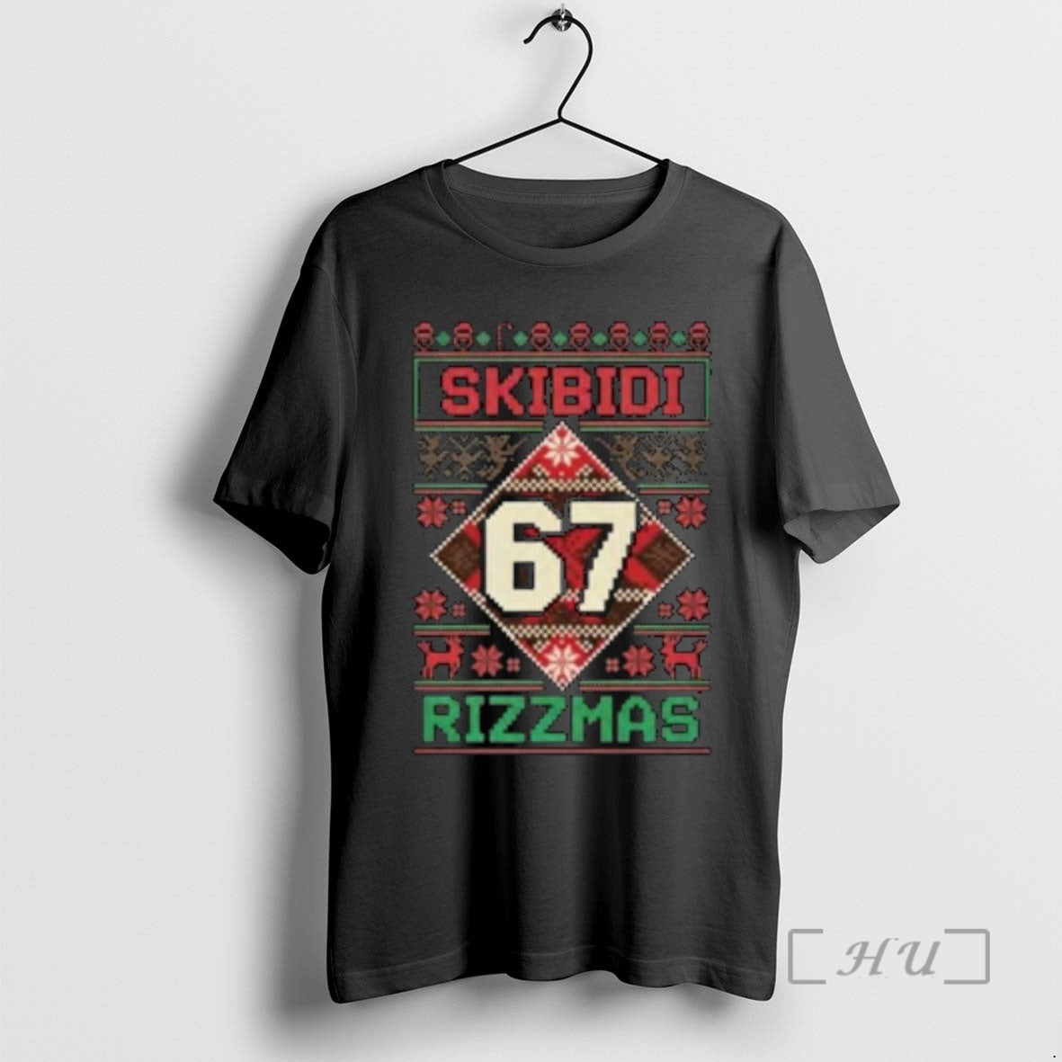 Officials Skibidi Six Seven Rizzmas Funny Christmas 2025 Circle Black T-Shirts, Hoodie, Sweatshirt | InkRitualCo.com