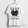 Officials Skull Fear Has Two Meanings Forget Everything And Run Or Face Everything And Rise T-Shirts, Hoodie, Sweatshirt