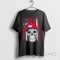 Officials Skull Wearing A Cap Connecticut Huskies Us Flag T-Shirts, Hoodie, Sweatshirt | InkRitualCo.com