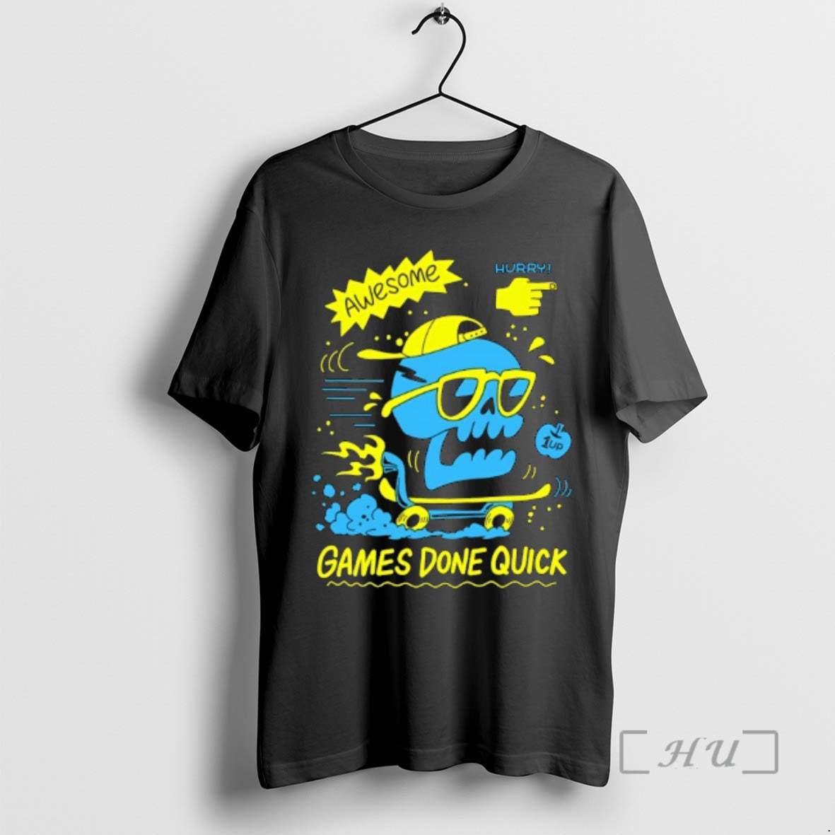 Officials Skull Awesome Hurry Games Done Quick T-Shirts, Hoodie, Sweatshirt | InkRitualCo.com