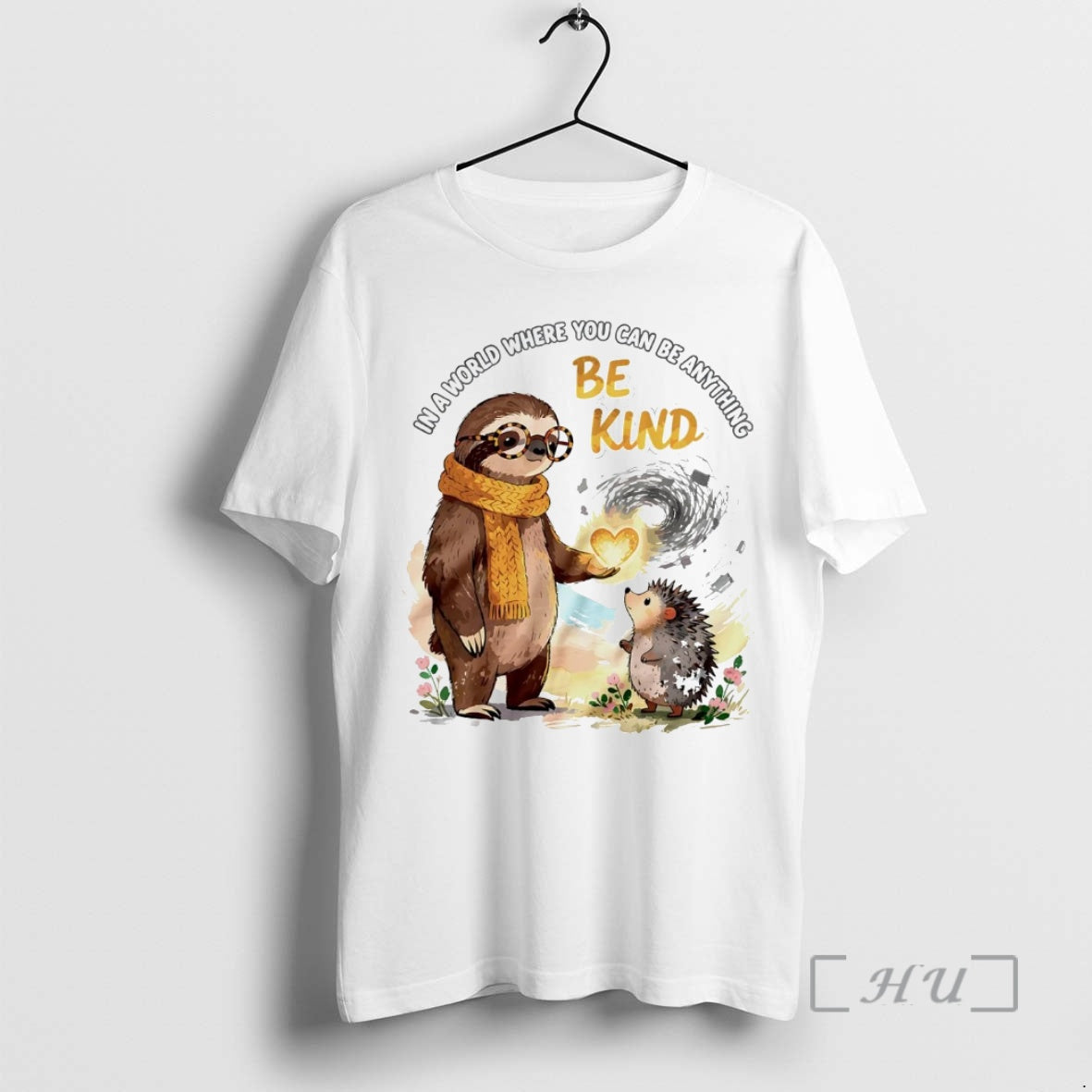 Officials Sloth In A World Where You Can Be Anything Be Kind Premium T Shirts Hoodie, Sweatshirt | InkRitualCo.com