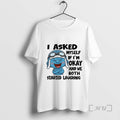 Officials Smurf I Asked Myself If Im Okay And We Both Started Laughing Premium T-Shirts, Hoodie, Sweatshirt | InkRitualCo.com