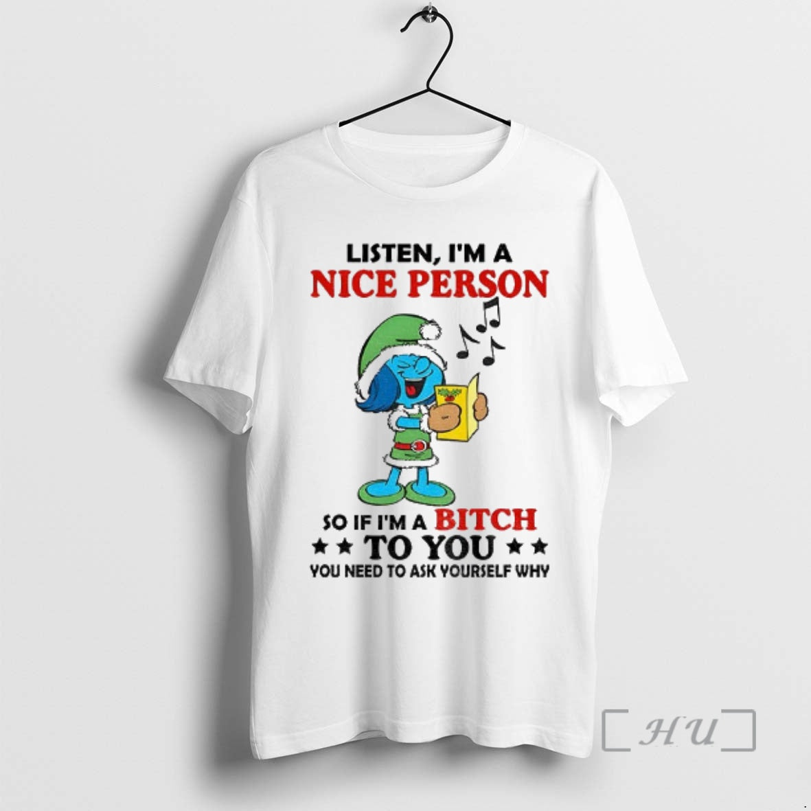 Officials Smurf Listen Im A Nice Person So If Im A Bitch To You You T-Shirts, Hoodie, Sweatshirt | InkRitualCo.com