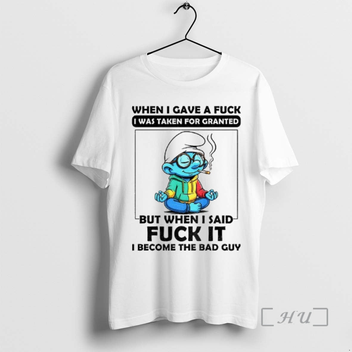 Officials Smurf When I Gave A Fuck I Was Taken For Granted But When T-Shirts, Hoodie, Sweatshirt | InkRitualCo.com