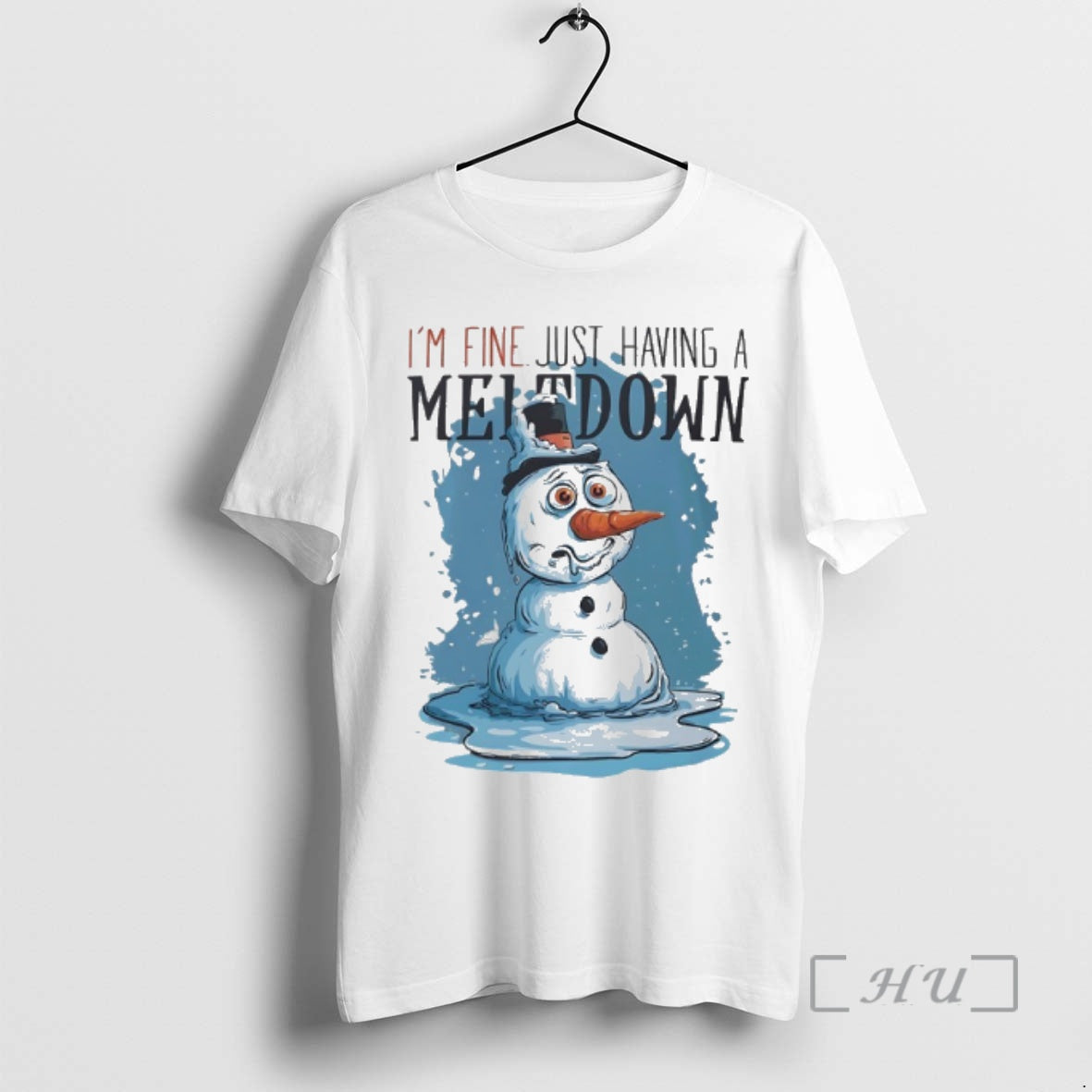 Officials Snowman Im Fine Just Having A Meltdown T-Shirts, Hoodie, Sweatshirt | InkRitualCo.com