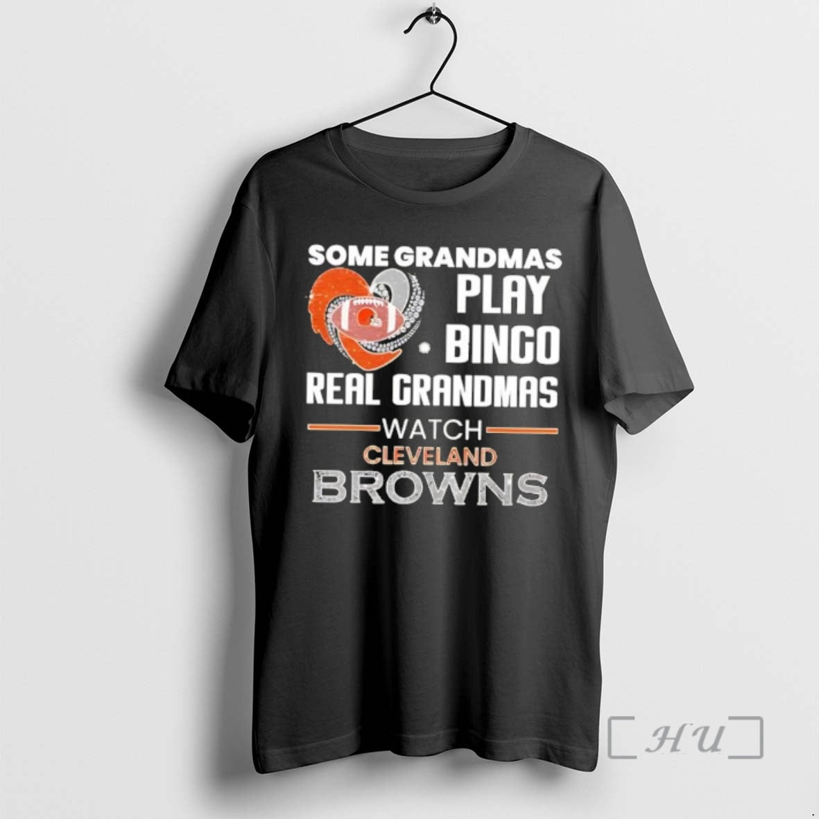 Officials Some Grandmas Play Bingo Real Grandmas Watch Cleveland Browns 2026 Premium T Shirts Sweater Hoodie, Sweatshirt