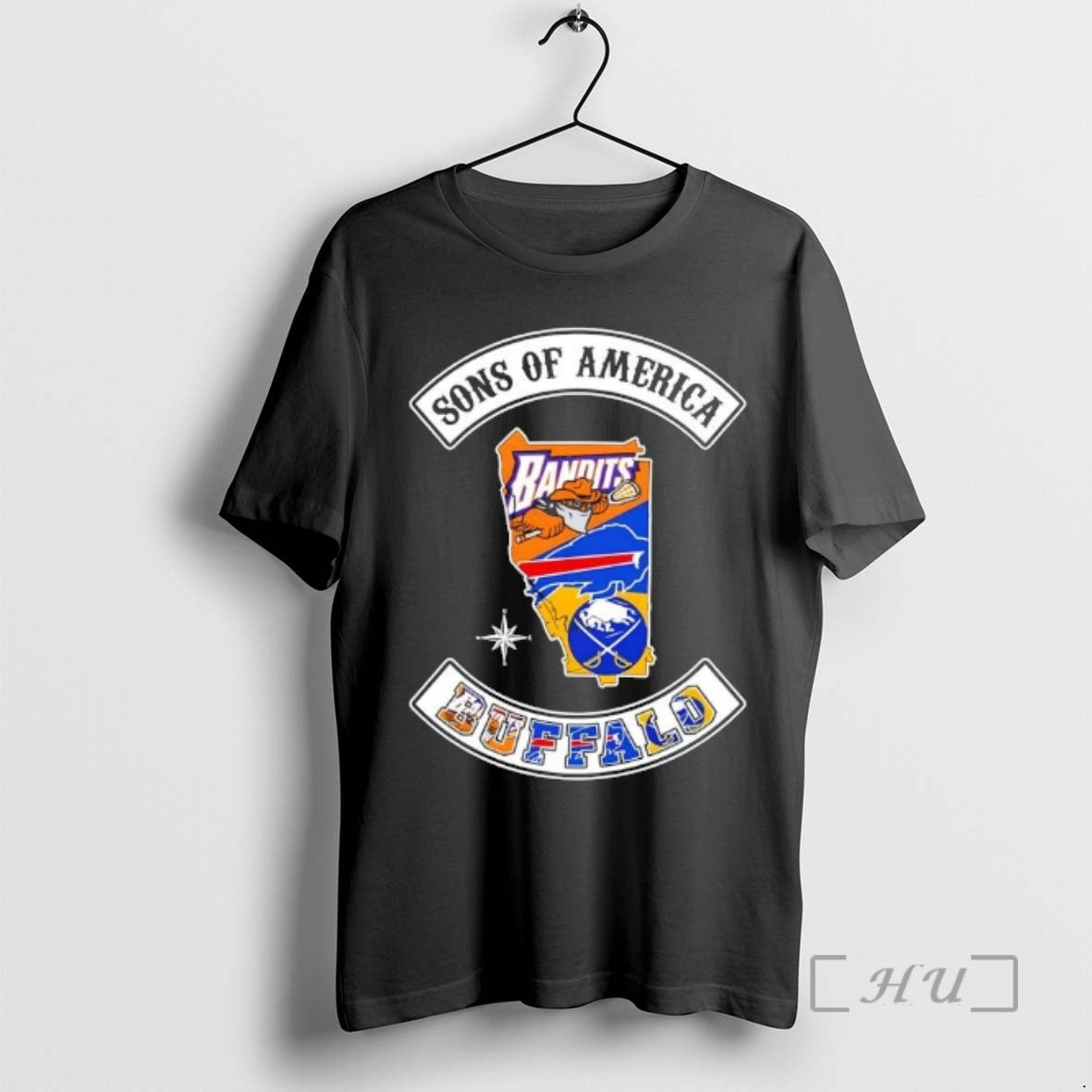Officials Son Of America Buffalo Map Sports Logos Combine T-Shirts, Hoodie, Sweatshirt | InkRitualCo.com