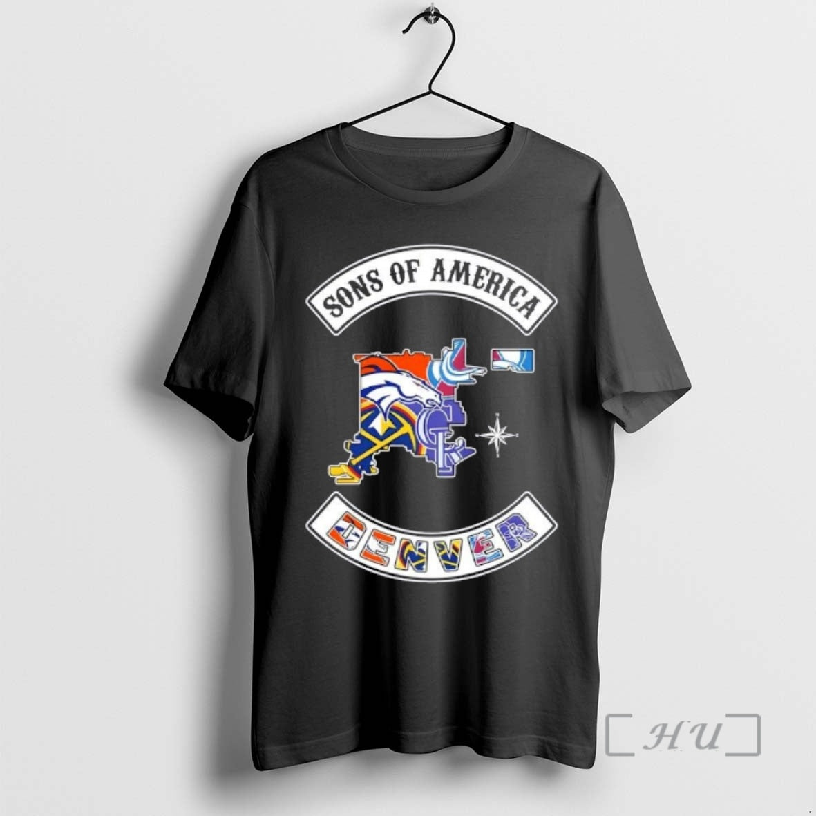 Officials Son Of America Denver Map Sports Logos Combine T-Shirts, Hoodie, Sweatshirt | InkRitualCo.com