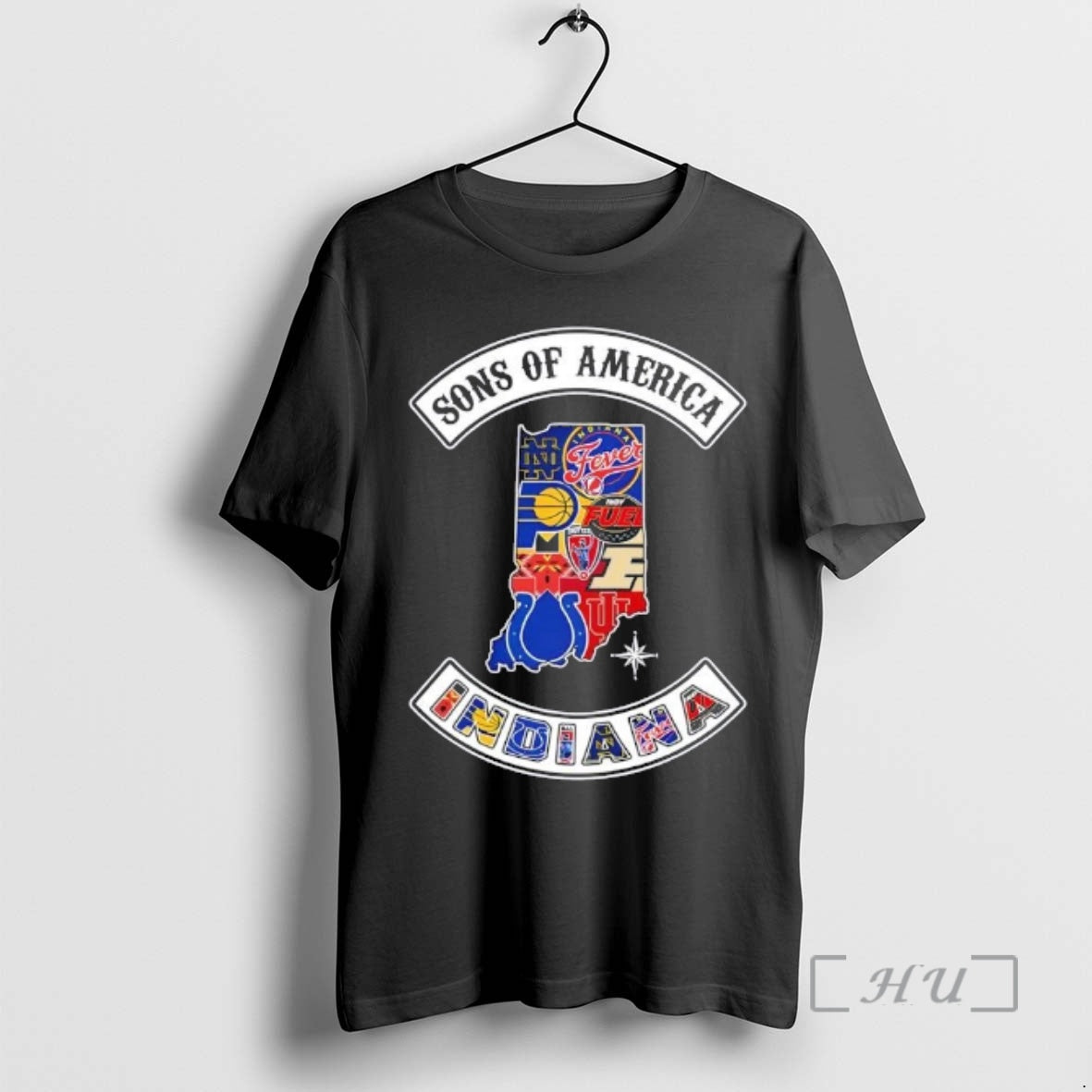 Officials Son Of America Indiana Map Sports Logos Combine T-Shirts, Hoodie, Sweatshirt | InkRitualCo.com