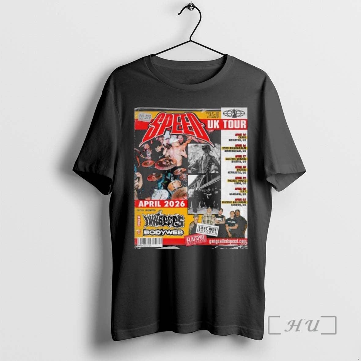 Officials Speed Uk Hard Core Tour April 2026 Flyer T-Shirts, Hoodie, Sweatshirt | InkRitualCo.com