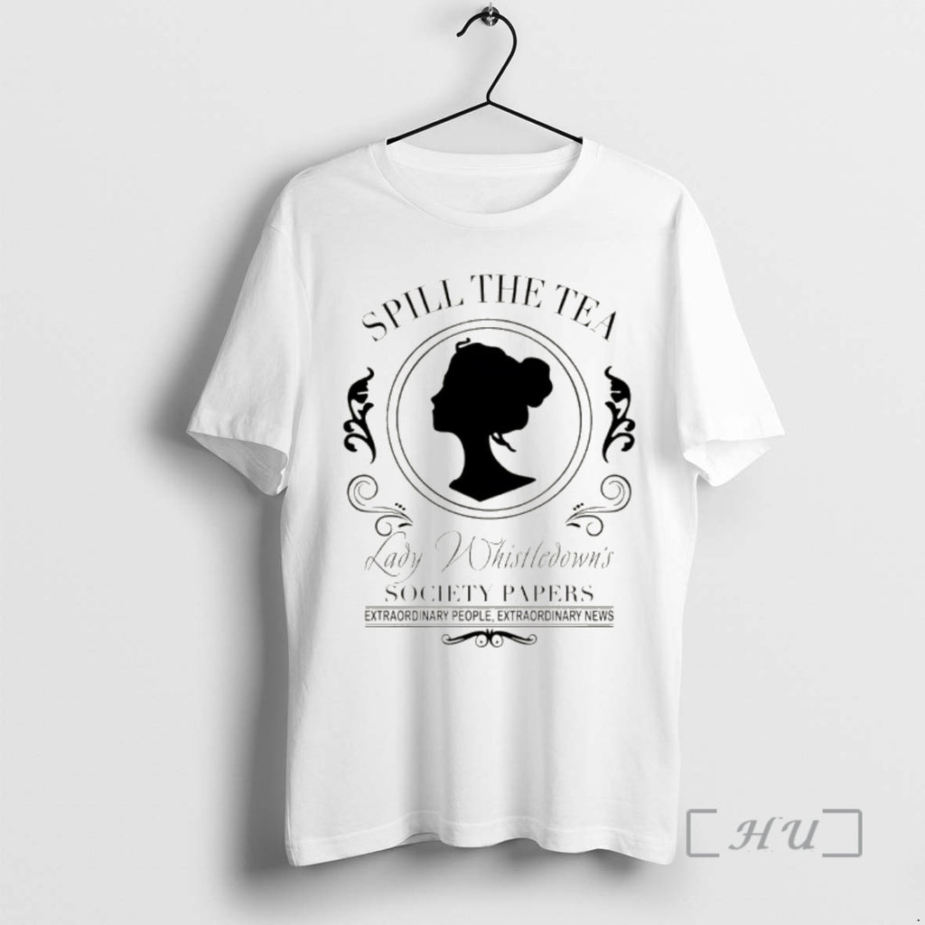 Officials Spill The Tea Lady Whistledown Society Papers Vintage T-Shirts, Hoodie, Sweatshirt | InkRitualCo.com