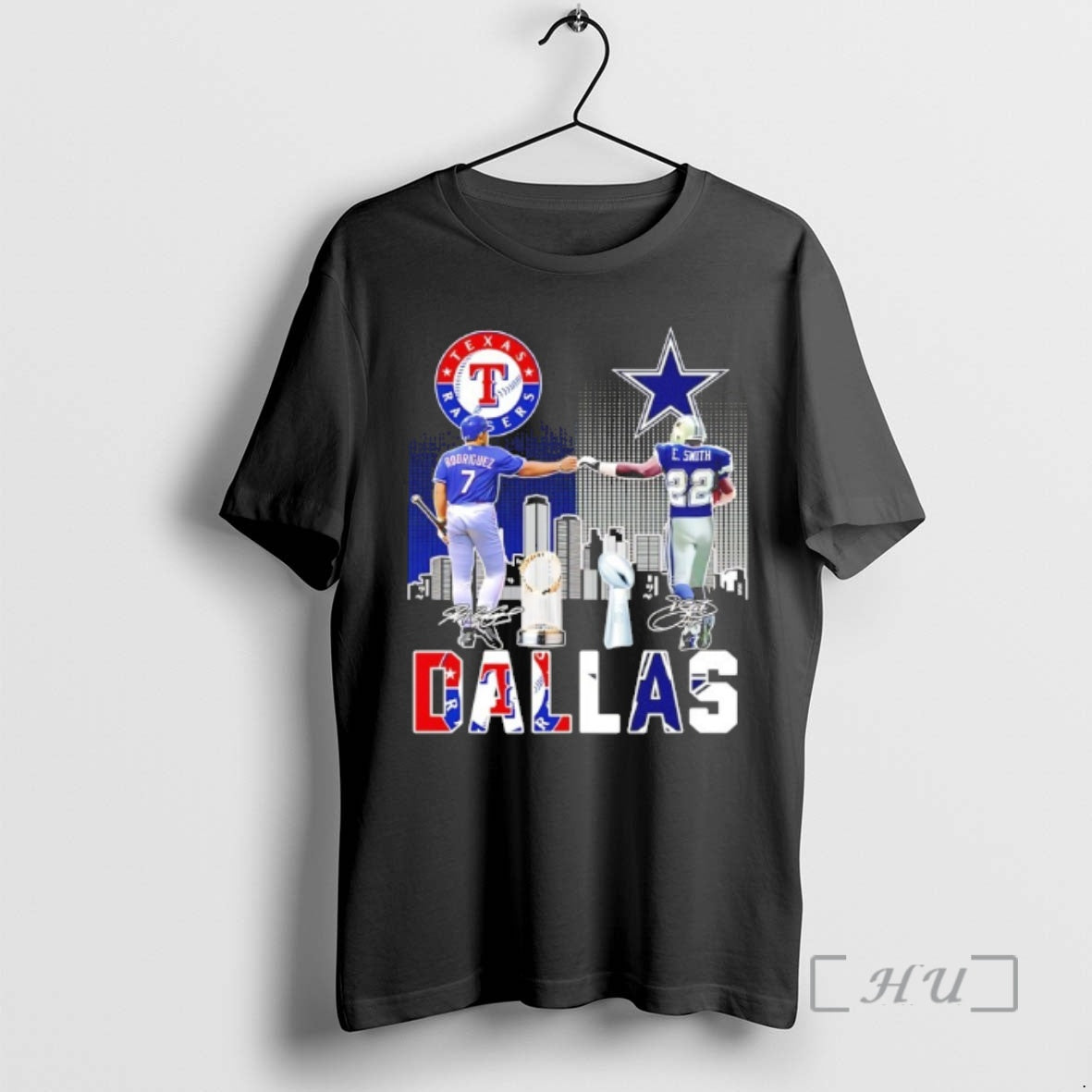 Officials Sports In Dallas Rangers Rodriguez And Cowboys E T-Shirts, Hoodie, Sweatshirt | InkRitualCo.com