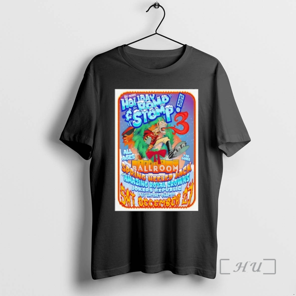 Officials Spring Heeled Jacks Holiday Romp 12 27 2025 Hamden Ct Premium T Shirts Sweater Hoodie, Sweatshirt | InkRitualCo.com