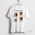 Officials Squirrels 4 Levels Of Crazy 1 Talks To Self 2 Argues With Self T-Shirts, Hoodie, Sweatshirt | InkRitualCo.com
