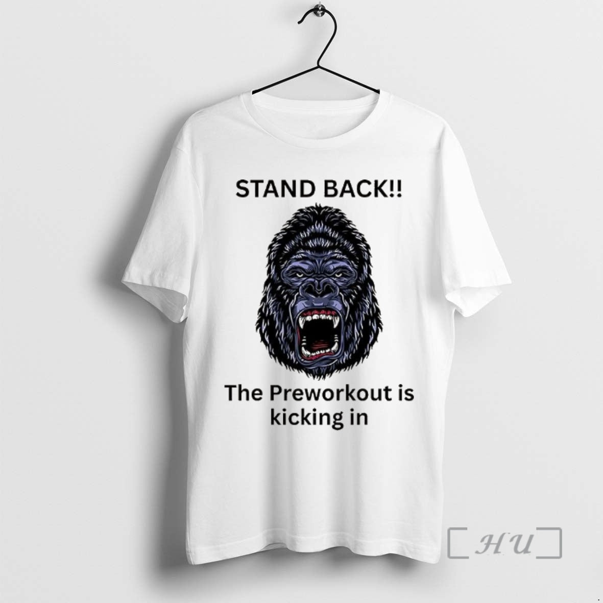 Officials Stand Back The Preworkout Is Kicking In Gorilla Face T-Shirts, Hoodie, Sweatshirt | InkRitualCo.com