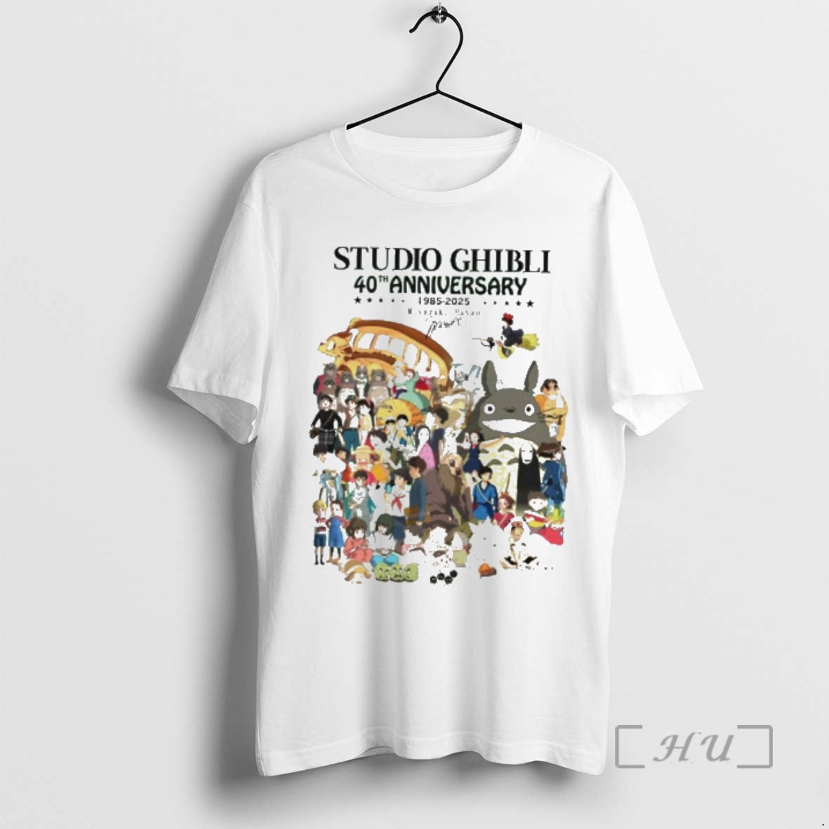 Officials Studio Ghibli 40th Anniversary 1985 2025 Ssgnatures T-Shirts, Hoodie, Sweatshirt | InkRitualCo.com