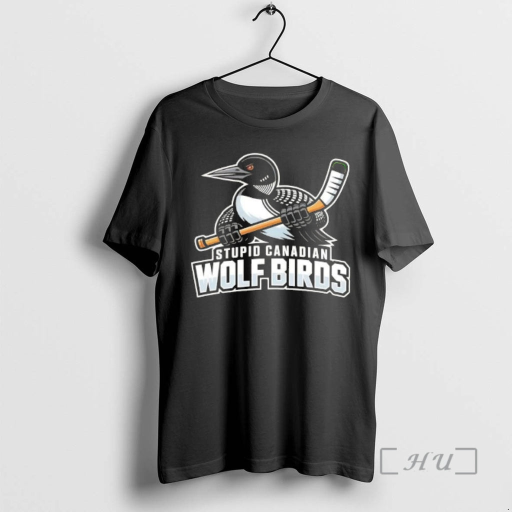 Officials Stupid Canadian Wolf Bird Hockey Duck T-Shirts, Hoodie, Sweatshirt | InkRitualCo.com